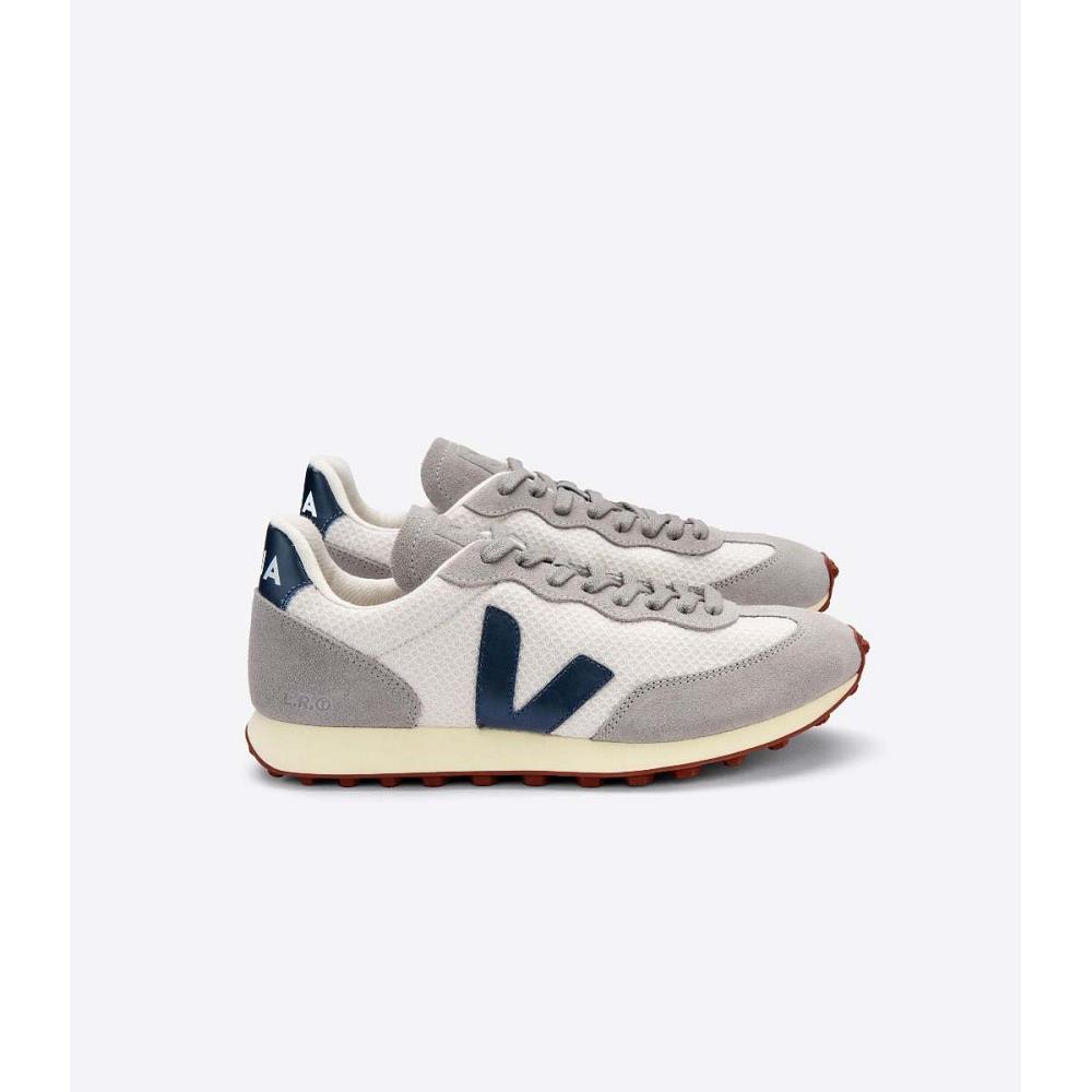 παπουτσια για τρεξιμο ανδρικα Veja RIO BRANCO HEXAMESH Grey/Blue | GR 167WNB